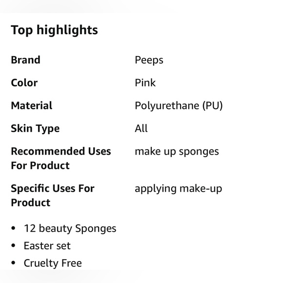 Peeps Beauty Blender Makeup Sponges-12 Pack for Easter Basket. Great gift NEW! - Picture 3 of 3